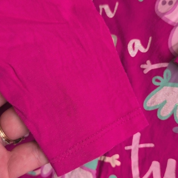 peppa pig ballet graphic cotton long sleeve shirt 2T toddler girls - Picture 6 of 7